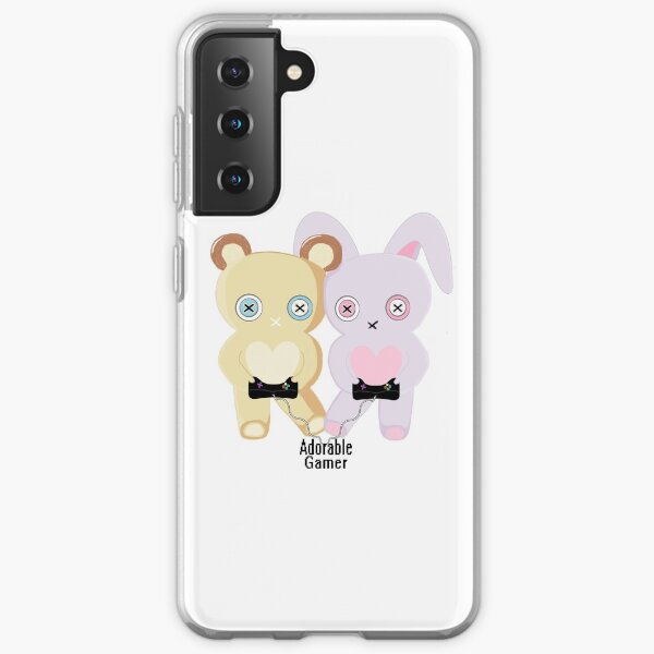 Adorable Gamer ~ Teddy & Bunny Samsung Galaxy Soft Case