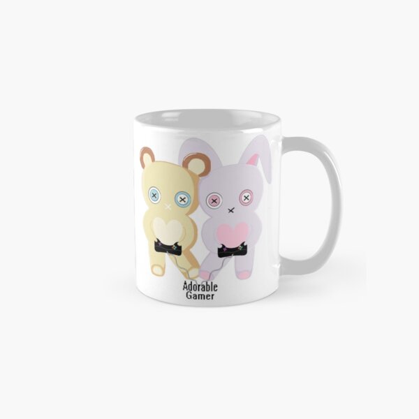 Adorable Gamer ~ Teddy & Bunny Classic Mug