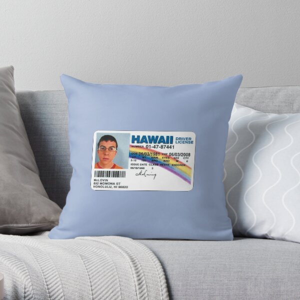 McLovin Throw Pillow