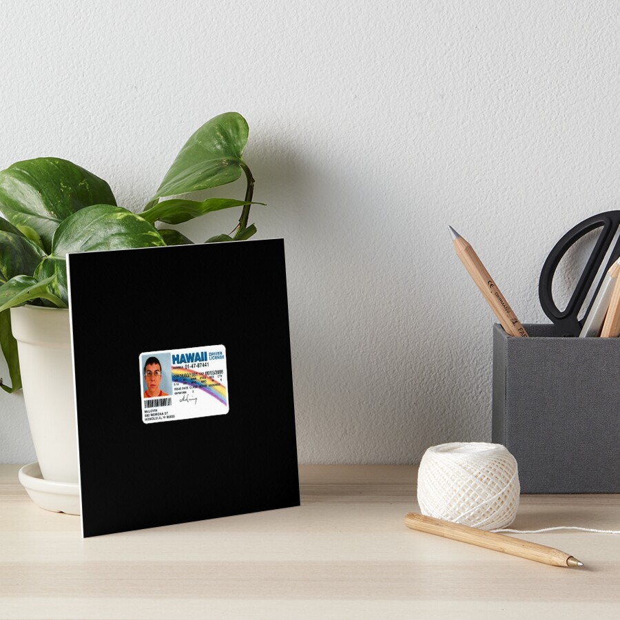 McLovin Art Board Print