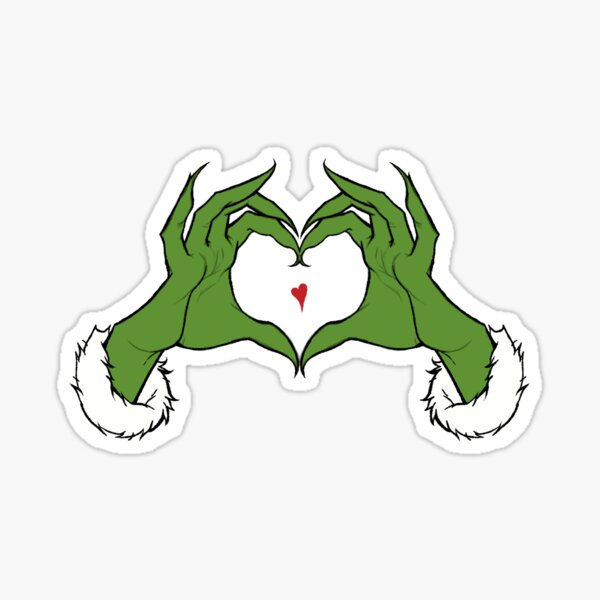 Item preview, Grinch heart designed and sold by crimson spine.