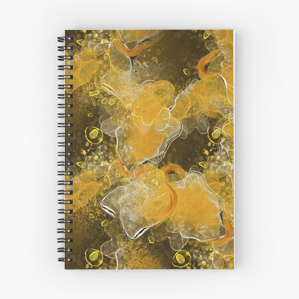 Item preview, Autumn abstract fluid art designed and sold by Mashusha-art.