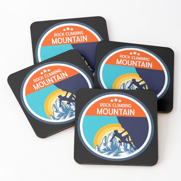 Item preview, The Rock Climbing Mountain Climber Peaks designed and sold by Blok45.