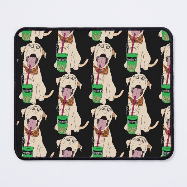 Item preview, Golden Labrador Dog drinking bone tea designed and sold by atedesigns.