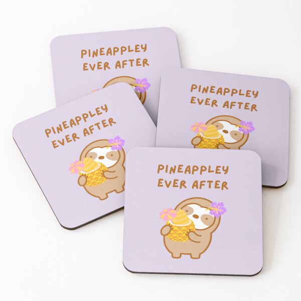 Item preview, Happily Ever After Wedding Pineapple Soft Serve Sloth designed and sold by theslothinme.