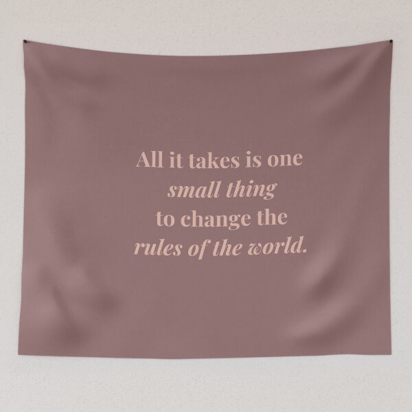 Item preview, Change rules of the world pink variant designed and sold by BloompodDesigns.