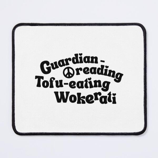 Item preview, Guardian Reading Tofu Eating Wokerati - Suella Braverman Black Quote designed and sold by junkandpop.