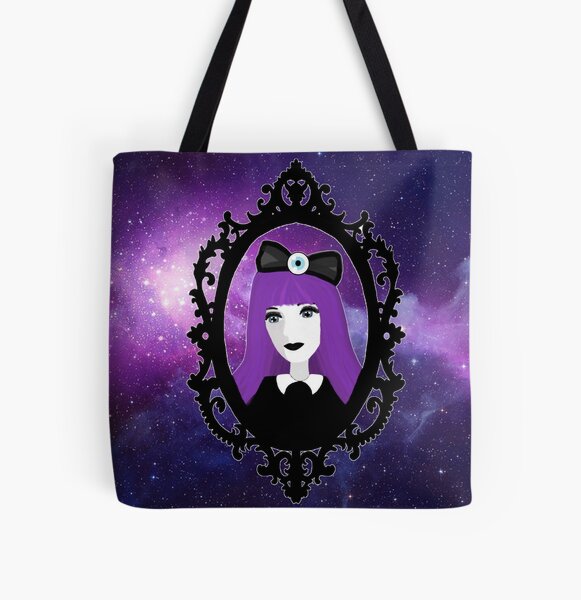 Purple Pastel Goth - Space All Over Print Tote Bag
