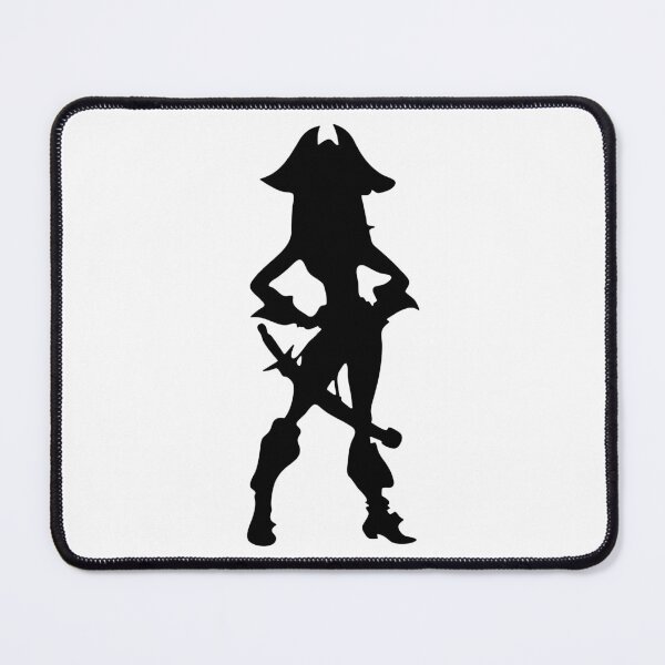 Item preview, Female Caribbean Pirate Silhouette #2 Design designed and sold by Mterry1202.