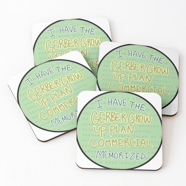 Item preview, gerber grow up plan button designed and sold by sproutsofart.
