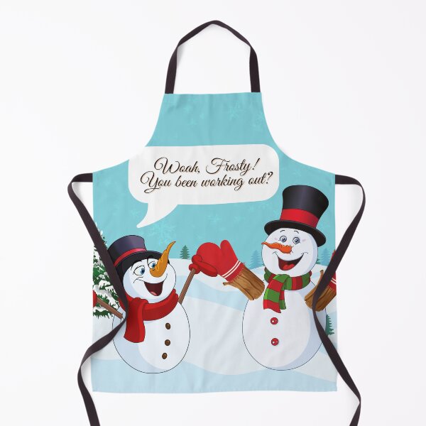 Item preview, Gym Buff Snowman designed and sold by Mandii Pope.