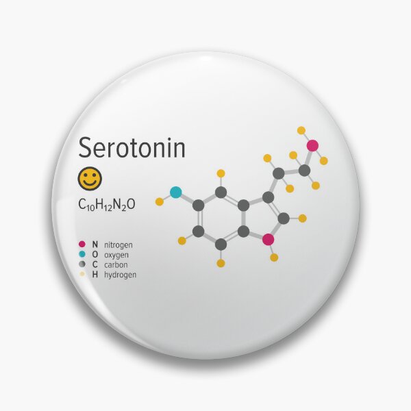 Item preview, Serotonin molecule. Science teachers gift. designed and sold by paulo silveira.