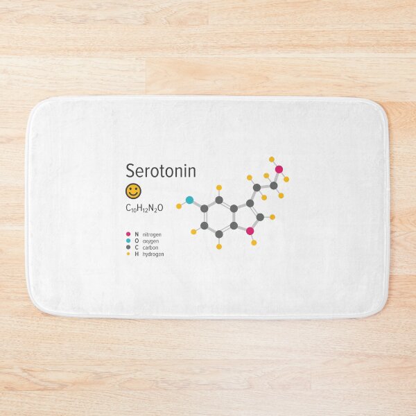 Item preview, Serotonin molecule. Science teachers gift. designed and sold by paulo silveira.