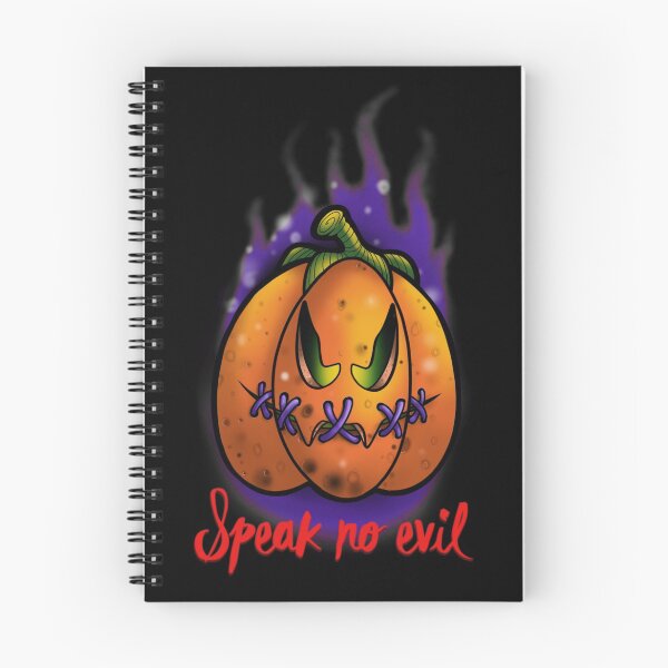 Item preview, Speak no evil pumpkin designed and sold by TheInkSmith.