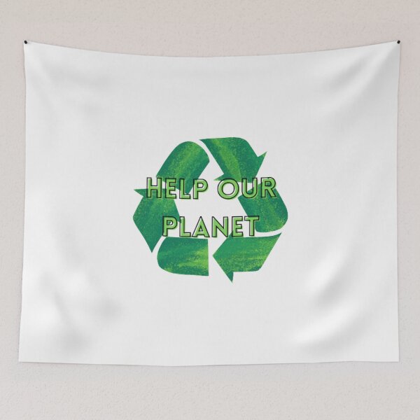 Item preview, Help Our Planet Recycling designed and sold by AnnaleeArts.