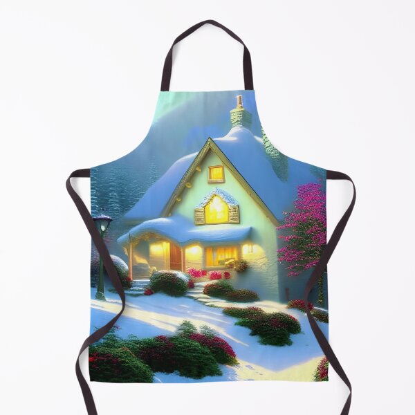 Item preview, Snow Covered Christmas Cottage designed and sold by pinkal.