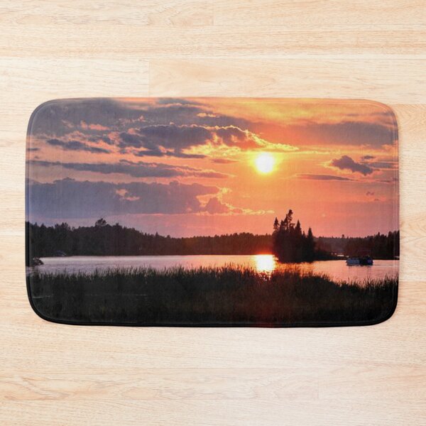 Item preview, Beautiful orange sunset view from the lake this Sunday  designed and sold by Durgaa D.
