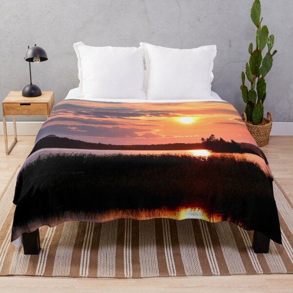 Item preview, Beautiful orange sunset view from the lake this Sunday  designed and sold by Durgaa D.