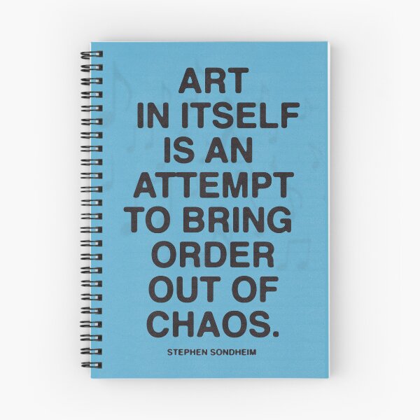 Item preview, Chaos Sondheim Quote designed and sold by broadwayraccoon.