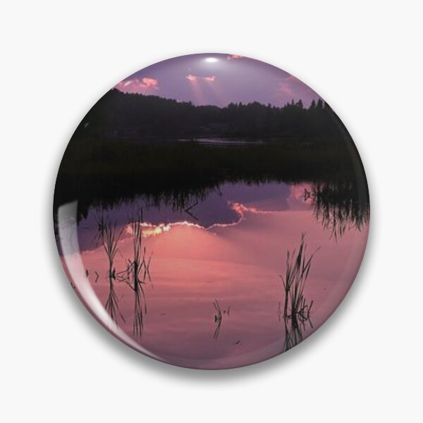 Item preview, Beautiful lavender sunset view from the lake this Sunday  designed and sold by Durgaa D.