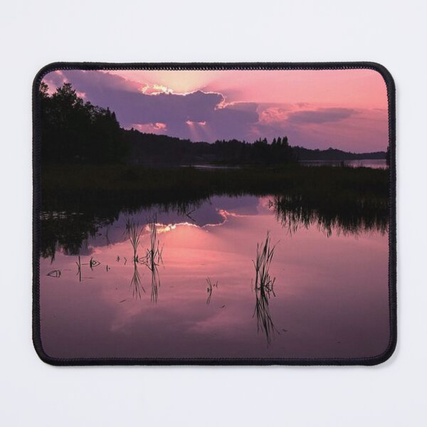 Item preview, Beautiful lavender sunset view from the lake this Sunday designed and sold by Durgaa D.