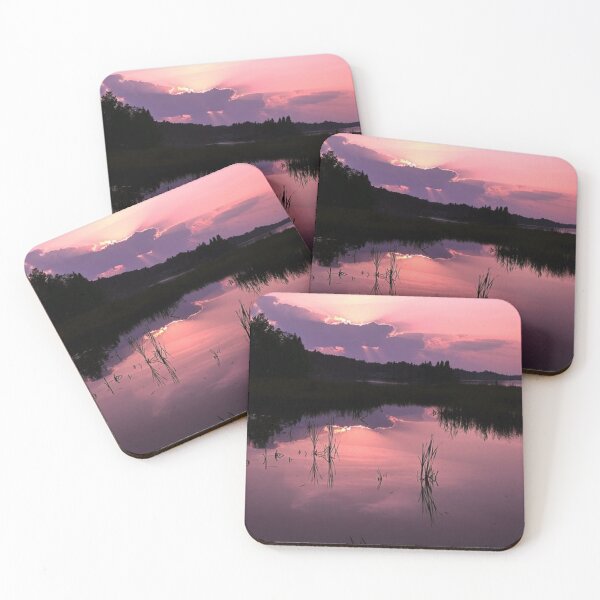 Item preview, Beautiful lavender sunset view from the lake this Sunday  designed and sold by Durgaa D.