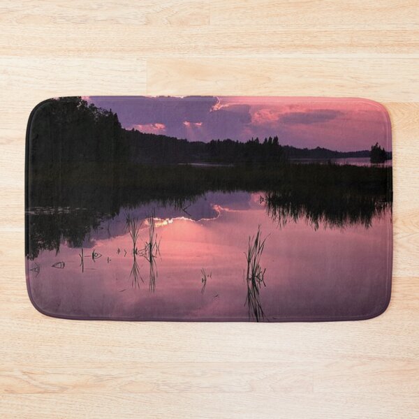 Item preview, Beautiful lavender sunset view from the lake this Sunday  designed and sold by Durgaa D.