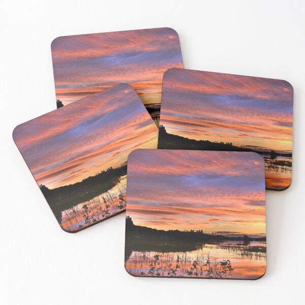 Item preview, Beautiful red and orange  sunset view from the lake this Sunday  designed and sold by Durgaa D.