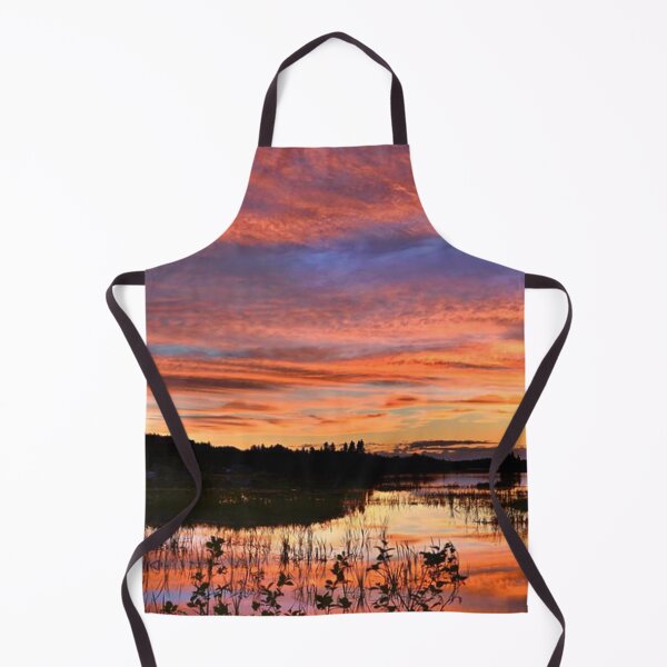 Item preview, Beautiful red and orange sunset view from the lake this Sunday designed and sold by Durgaa D.
