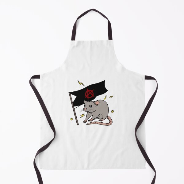 Item preview, Anarchist flag rat designed and sold by tsfea.