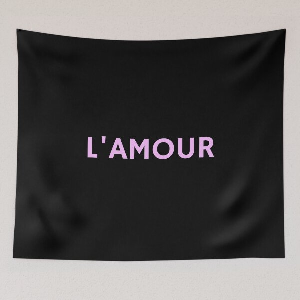 Item preview, LAMOUR  - Love in French -  rainbow text designed and sold by Inspirationmotivation.