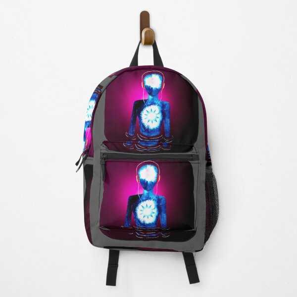 Item preview, Meditation Man w/ Headphones Magenta designed and sold by RealmsBeyond.