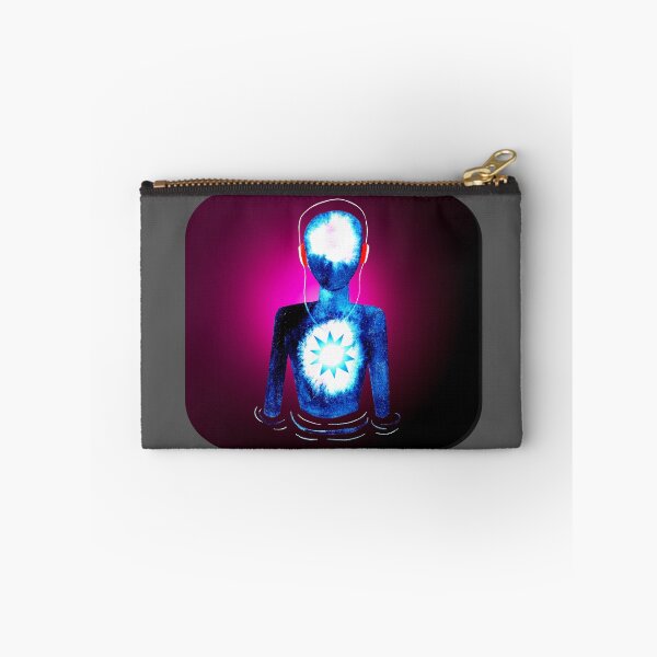 Item preview, Meditation Man w/ Headphones Magenta designed and sold by RealmsBeyond.