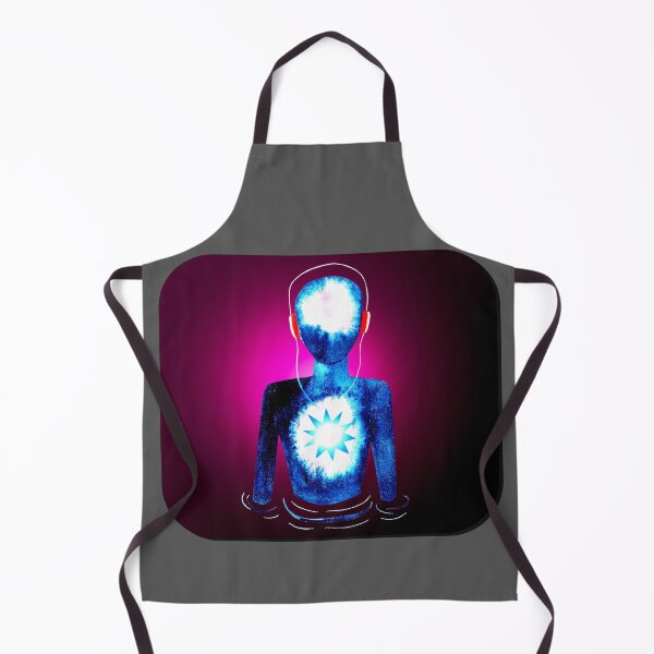 Item preview, Meditation Man w/ Headphones Magenta designed and sold by RealmsBeyond.