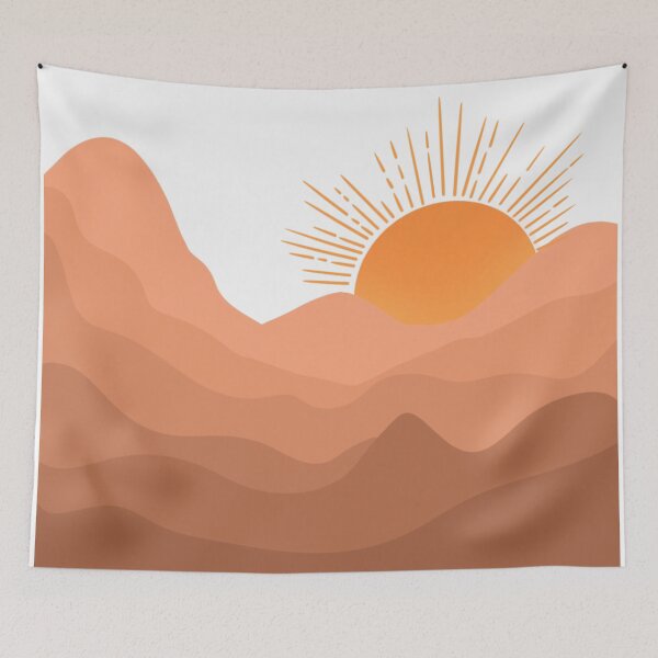 Item preview, Bright Sunrise in desert landscape  designed and sold by Mermaidssparkle.