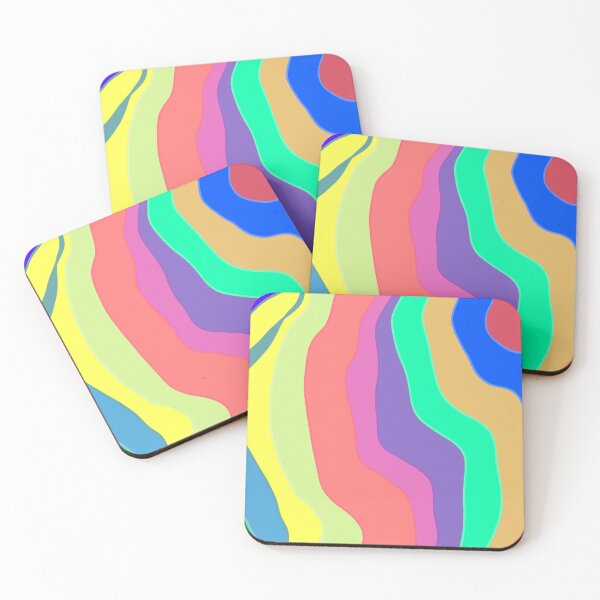 Item preview, Rainbow Liquid Swirl Retro designed and sold by ShinobiDesings.