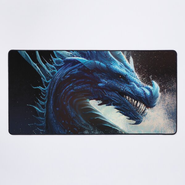 Item preview, Dragón marino azul - Antiguos maestros 2022 designed and sold by RunJumpJump.