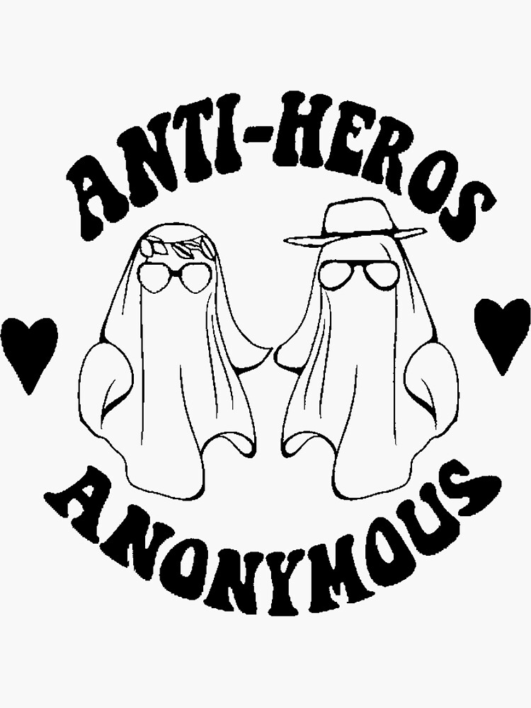 "Anti Hero Anonymous Ghost Friends" Sticker for Sale by swiftstyle Redbubble