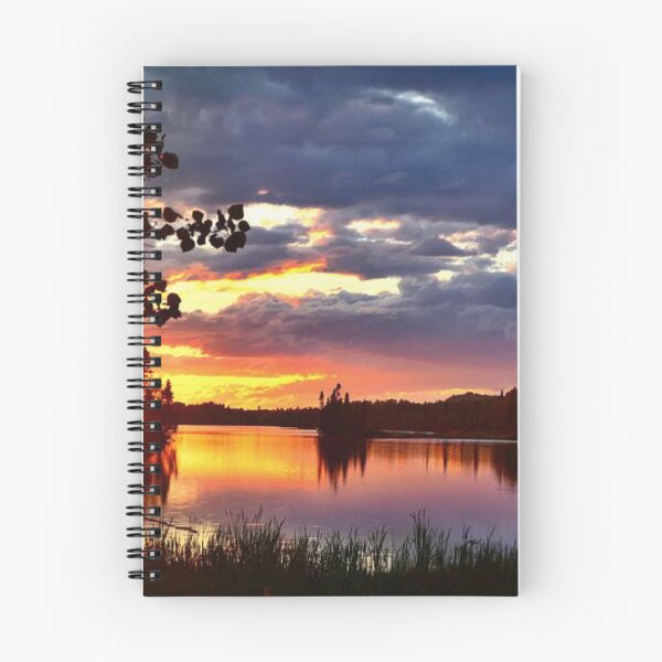 Item preview, Beautiful sunset with clouds view from the lake  designed and sold by Durgaa D.