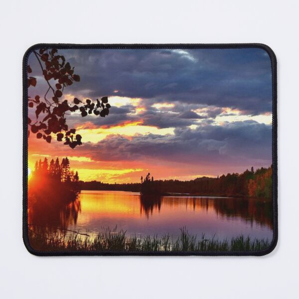 Item preview, Beautiful sunset with clouds view from the lake  designed and sold by Durgaa D.