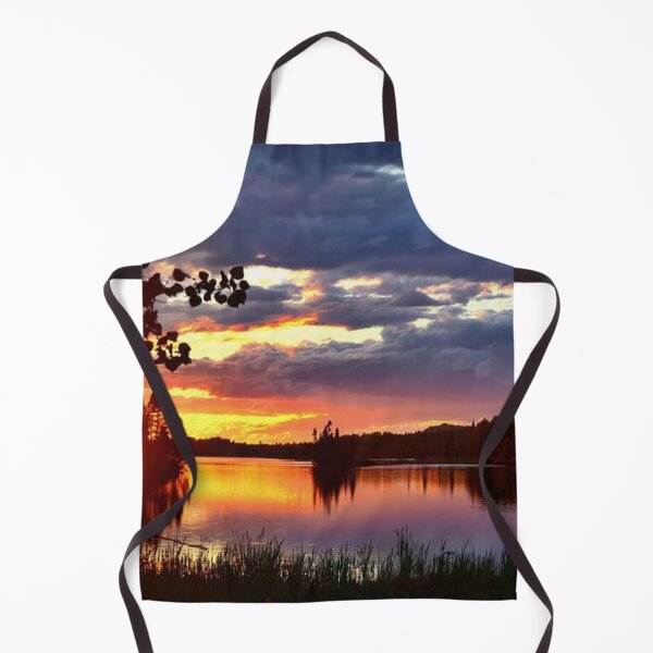 Item preview, Beautiful sunset with clouds view from the lake designed and sold by Durgaa D.