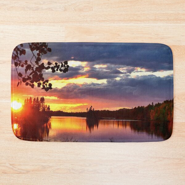 Item preview, Beautiful sunset with clouds view from the lake  designed and sold by Durgaa D.