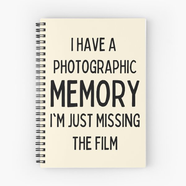 Item preview, I Have A Photographic Memory | Funny Puns designed and sold by FunnyFactDesign.