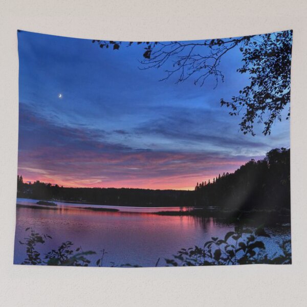 Item preview, Beautiful sunset view from the lake  designed and sold by Durgaa D.