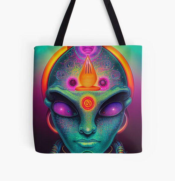 Artikel-Vorschau von Psychedelischer Alien, designt und verkauft von Chillum.