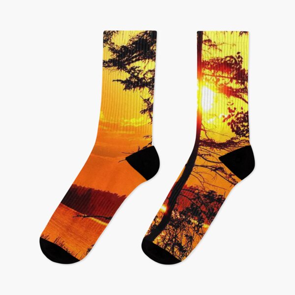 Item preview, Beautiful sunset view from the lake  designed and sold by Durgaa D.