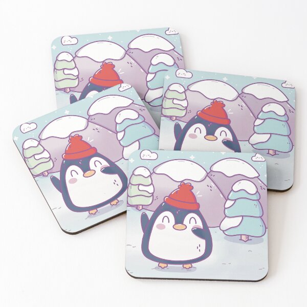 Item preview, Freezing mountain penguin.  designed and sold by Nela-Arts.