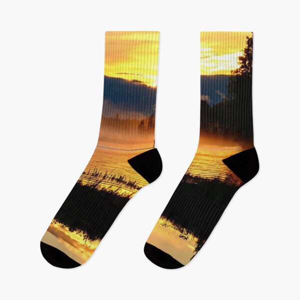 Item preview, Beautiful sunset view from the lake  designed and sold by Durgaa D.