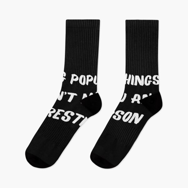 Item preview, HATING POPULAR THINGS, DOESN'T MAKE YOU AN INTERESTING PERSON designed and sold by Handrixx.