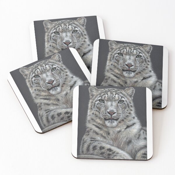 Item preview, Snow Leopard Portrait designed and sold by Arts & Dogs.